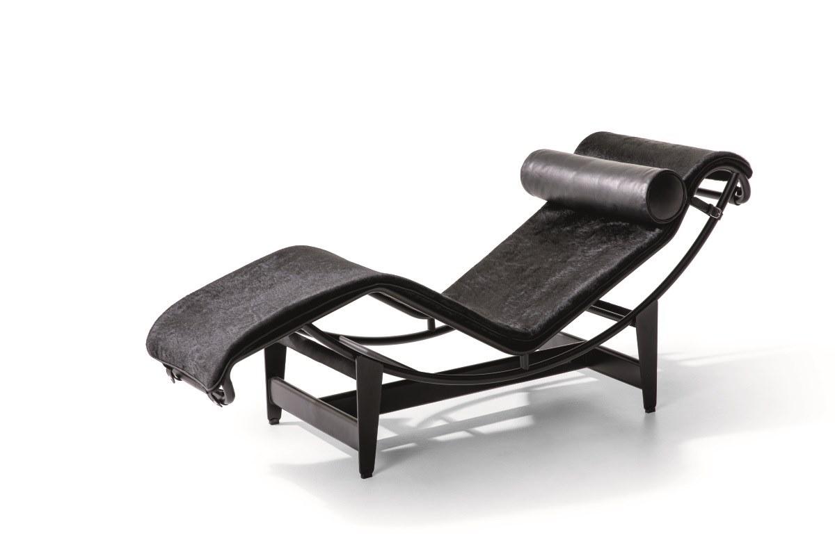 LC4 Leather Chaise longue