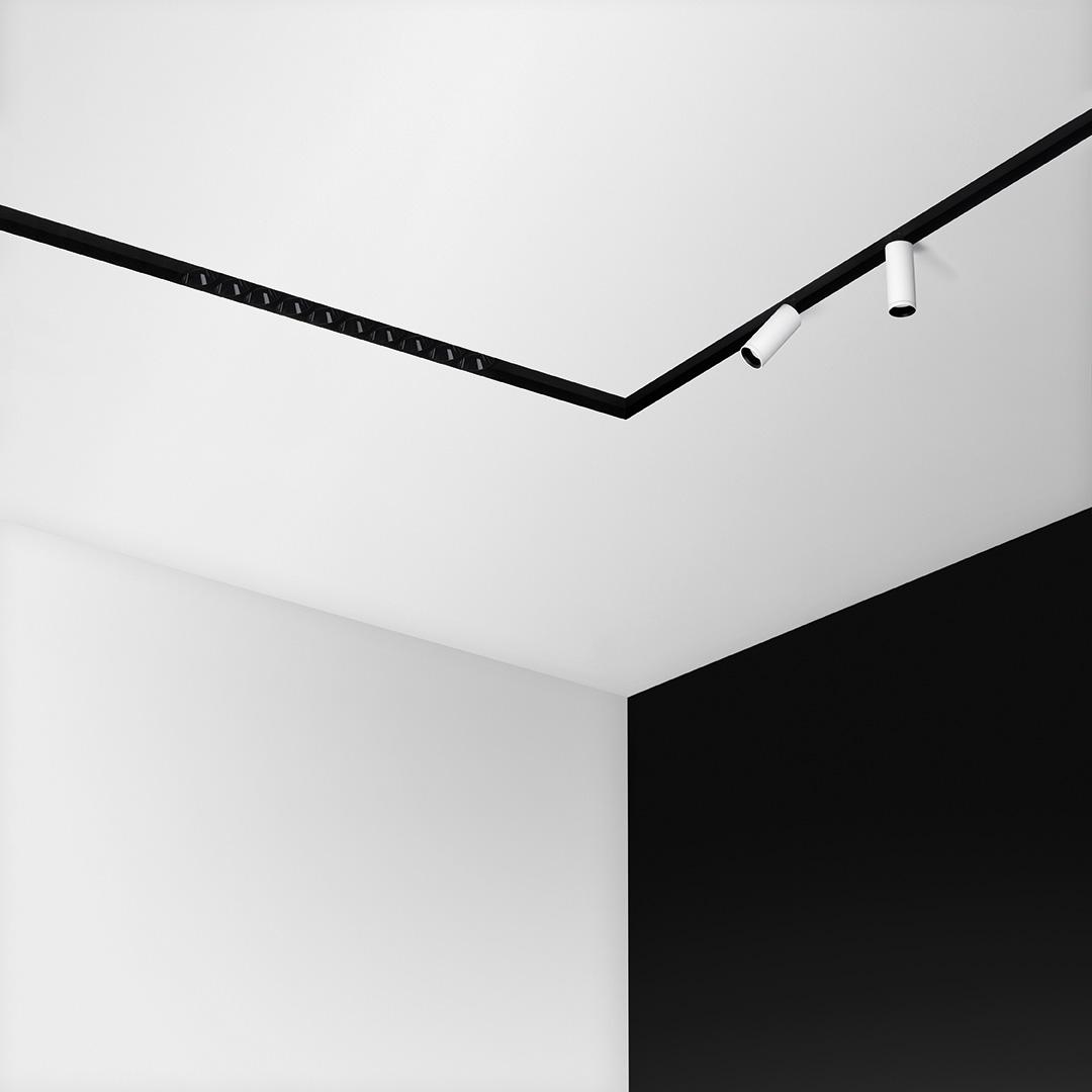 BLACK FOSTER FIT 35 LED aluminium spotlight