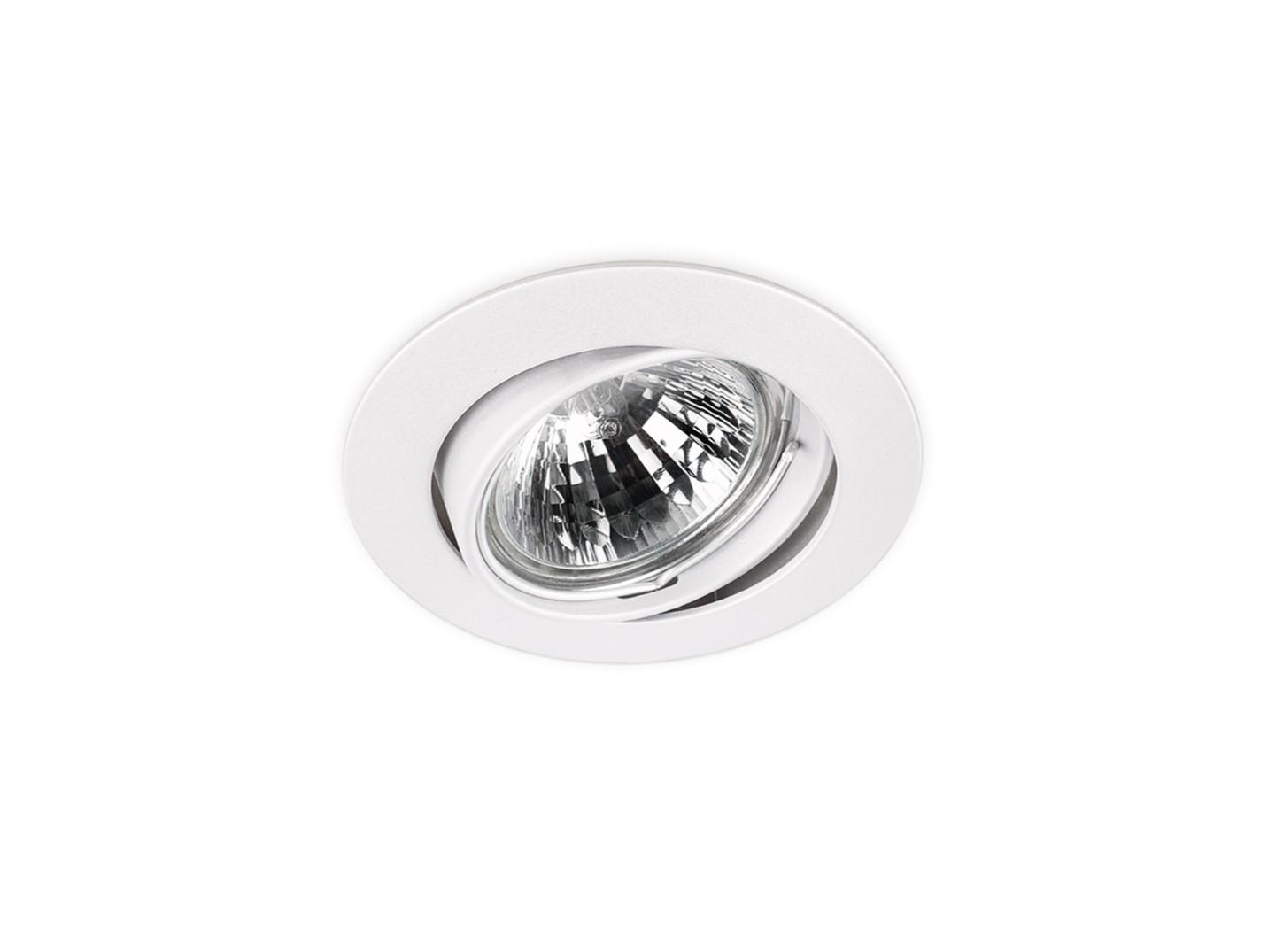 BASIC TILT 12V & 230V Recessed adjustable round aluminium spotlight
