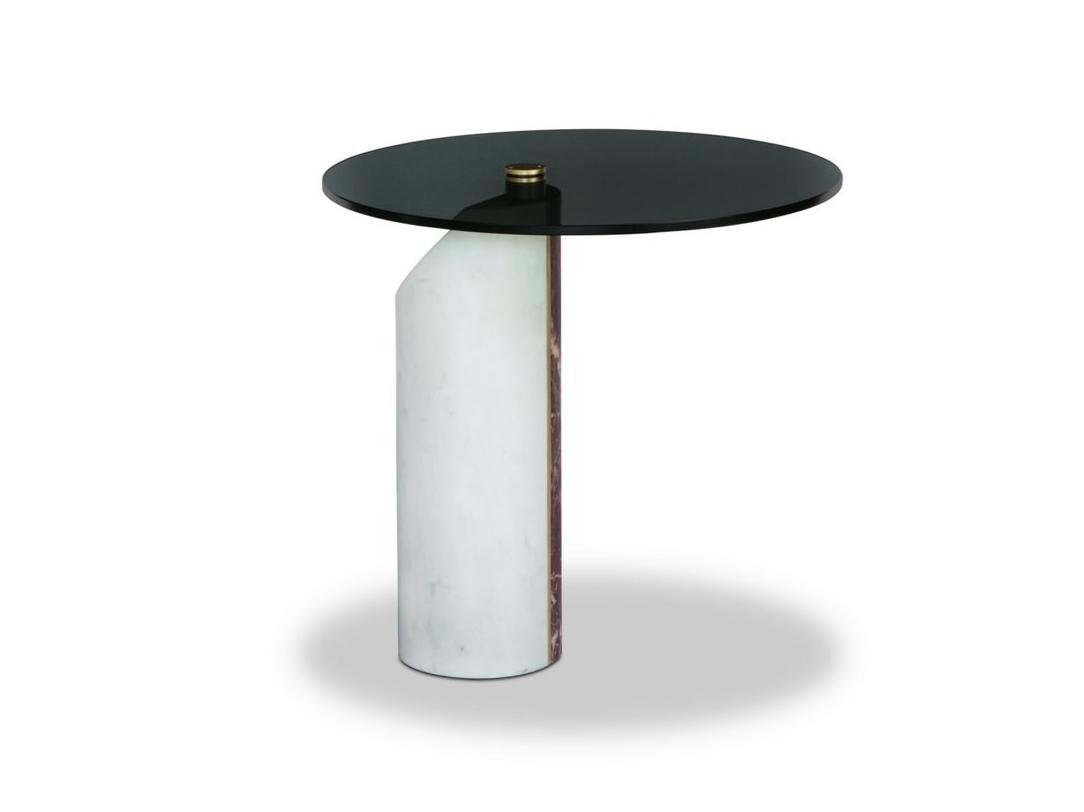 ZIGGY Round marble coffee table
