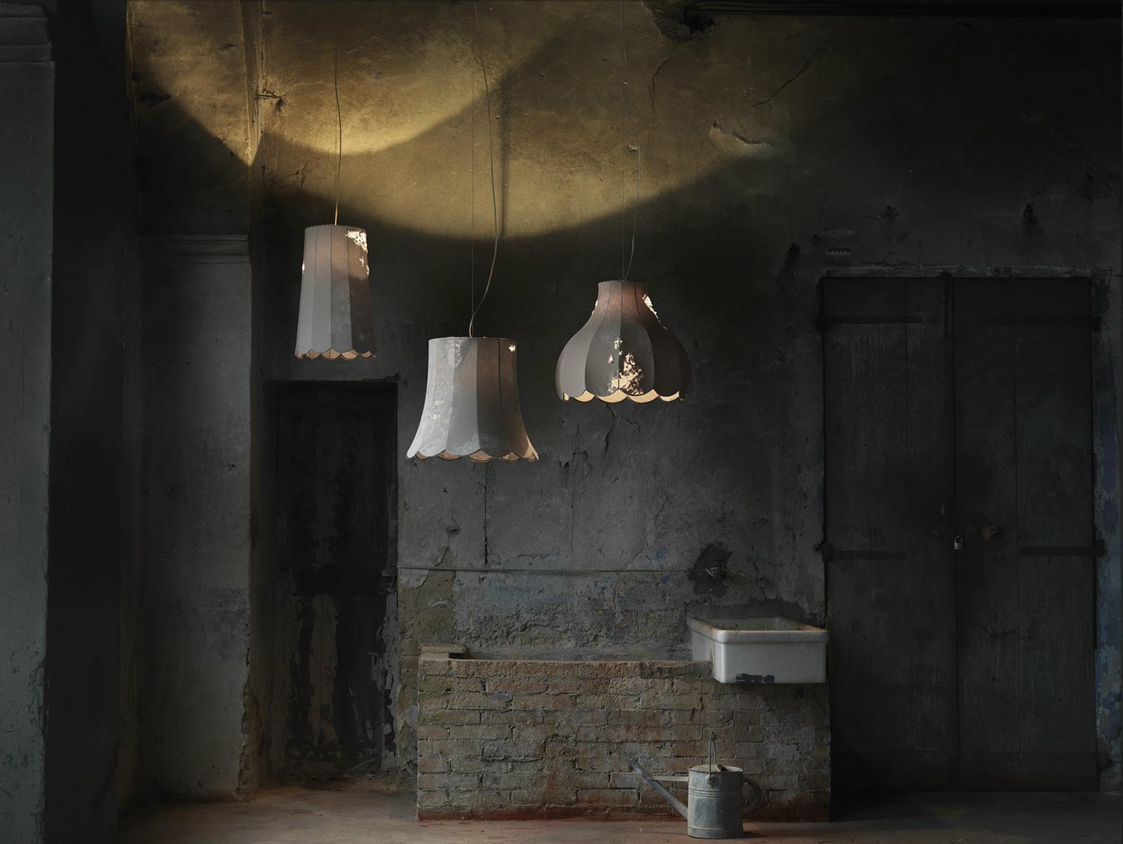 LIFE Denim fabric pendant lamp
