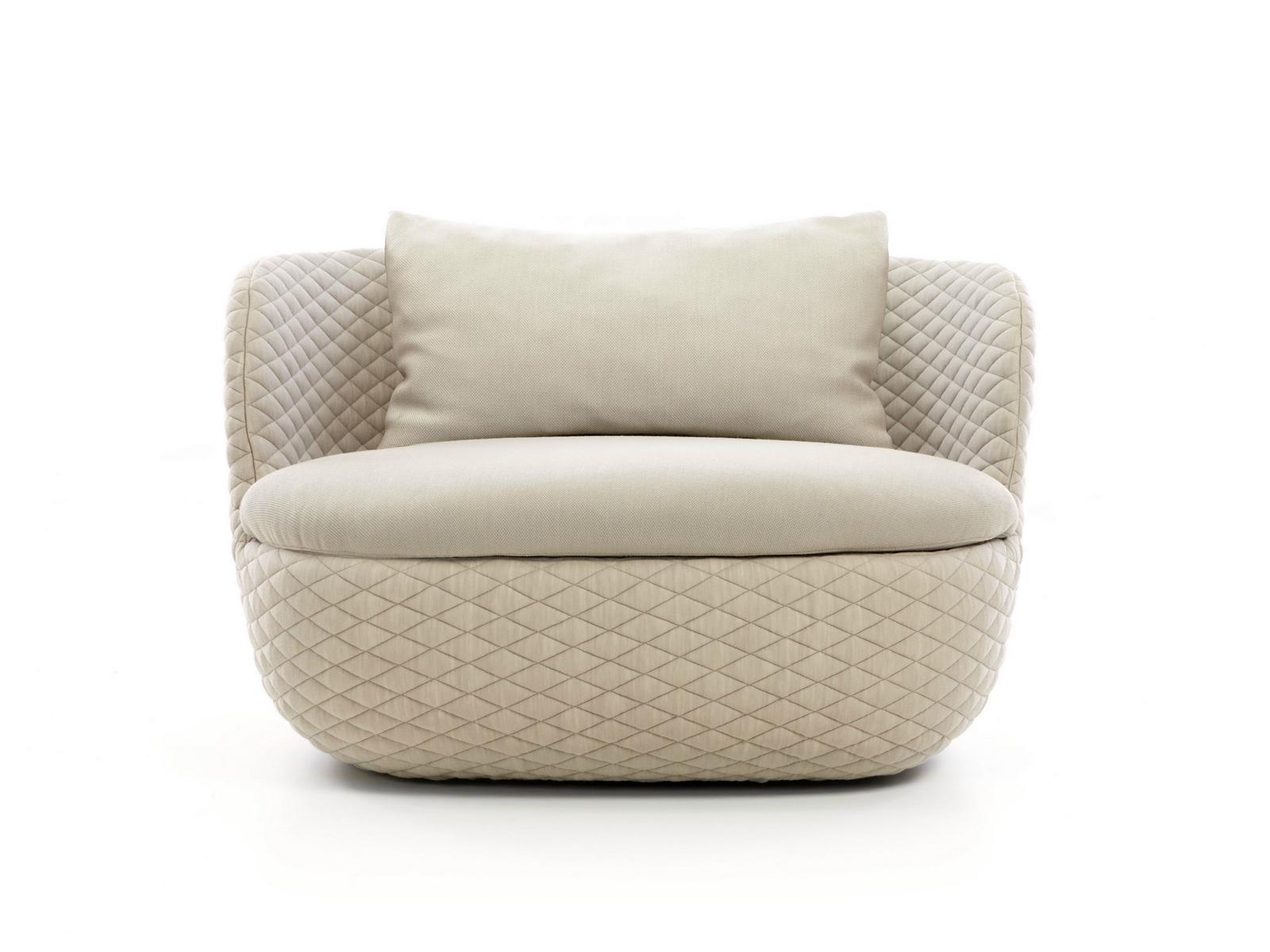 BART ARMCHAIR BASIC Upholstered armchair with armrests