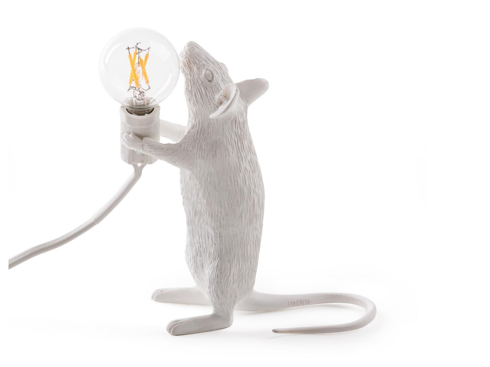 MOUSE LAMP STANDING - STEP LED resin table lamp