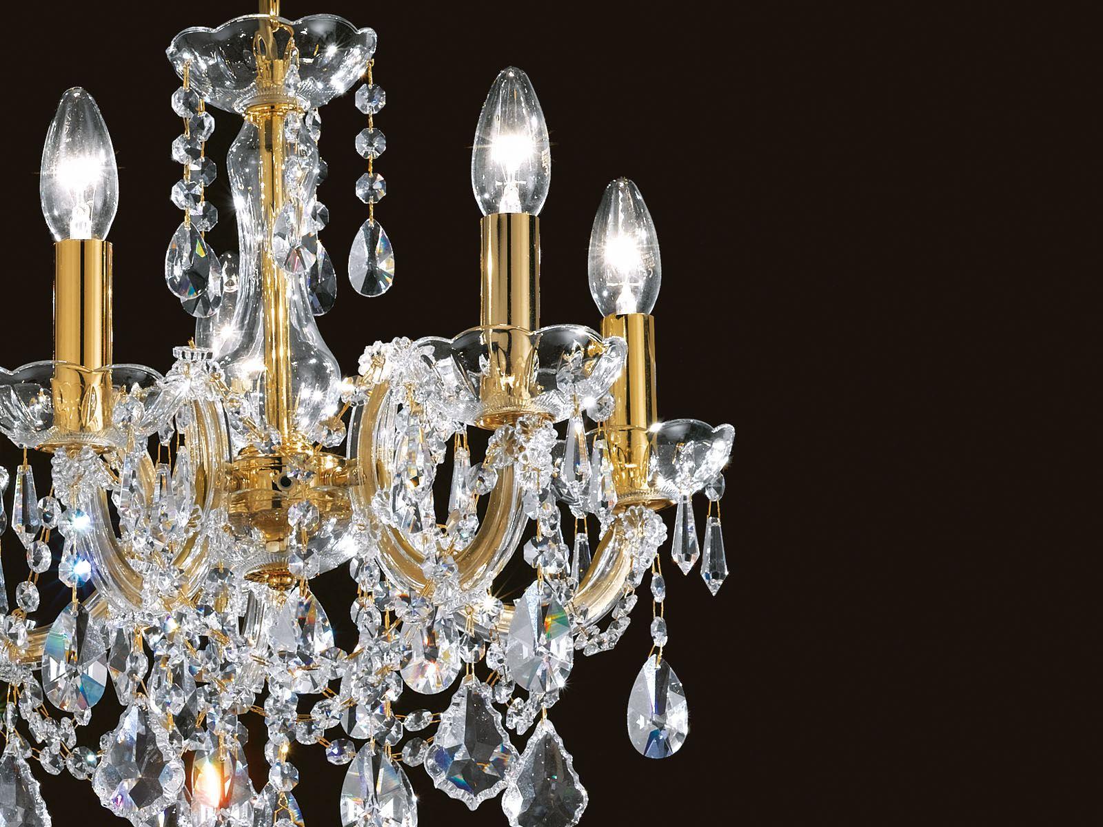 MARIA TERESA VE 944 3 / 5 Painted metal chandelier with crystals