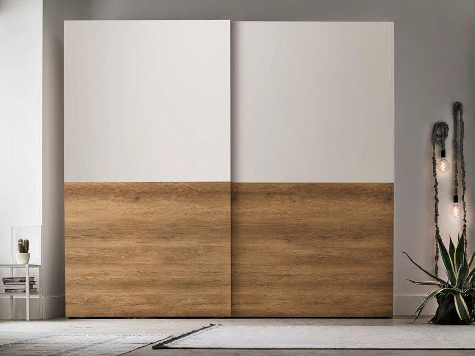 DOUBLE Sectional wardrobe with sliding doors