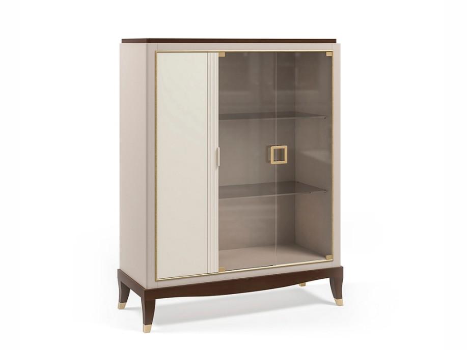 PR.538 Wooden display cabinet with integrated lighting