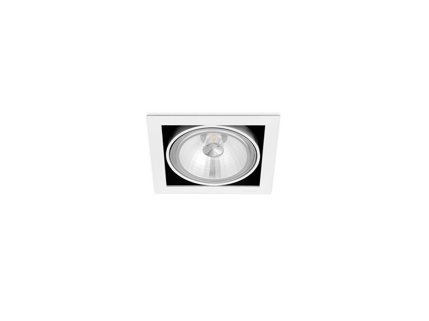 ORBITAL 1 QR-111 LED recessed aluminium spotlight