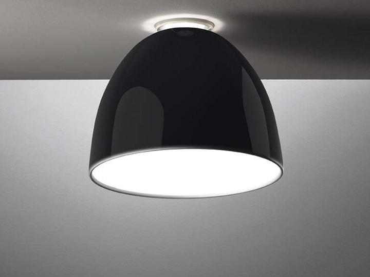 NUR GLOSS Direct-indirect light ceiling lamp