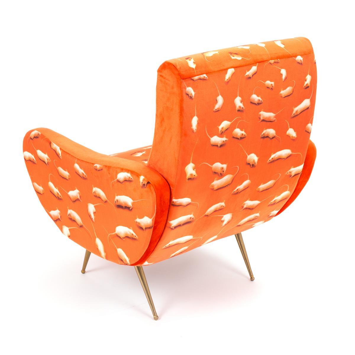 KITTEN Fabric armchair with armrests