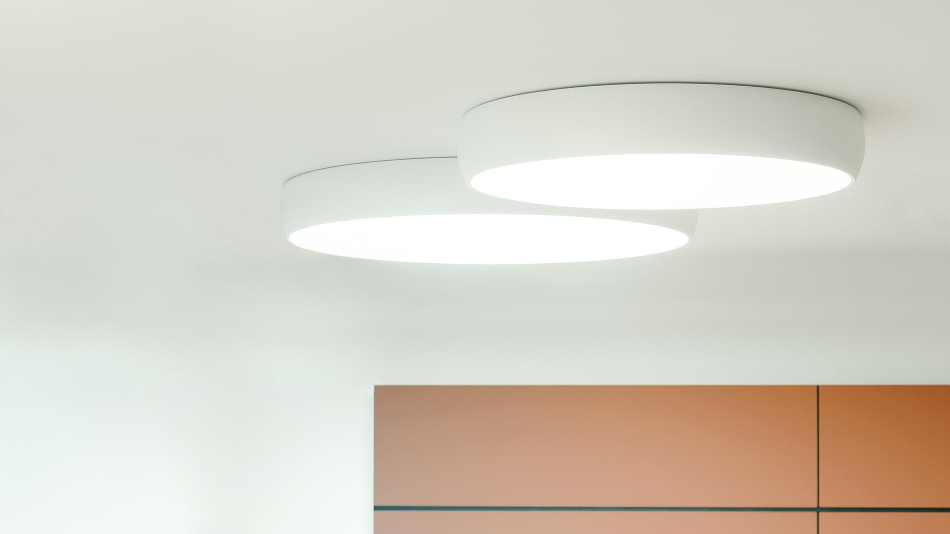 DRUM 70 LED ceiling lamp with dimmer