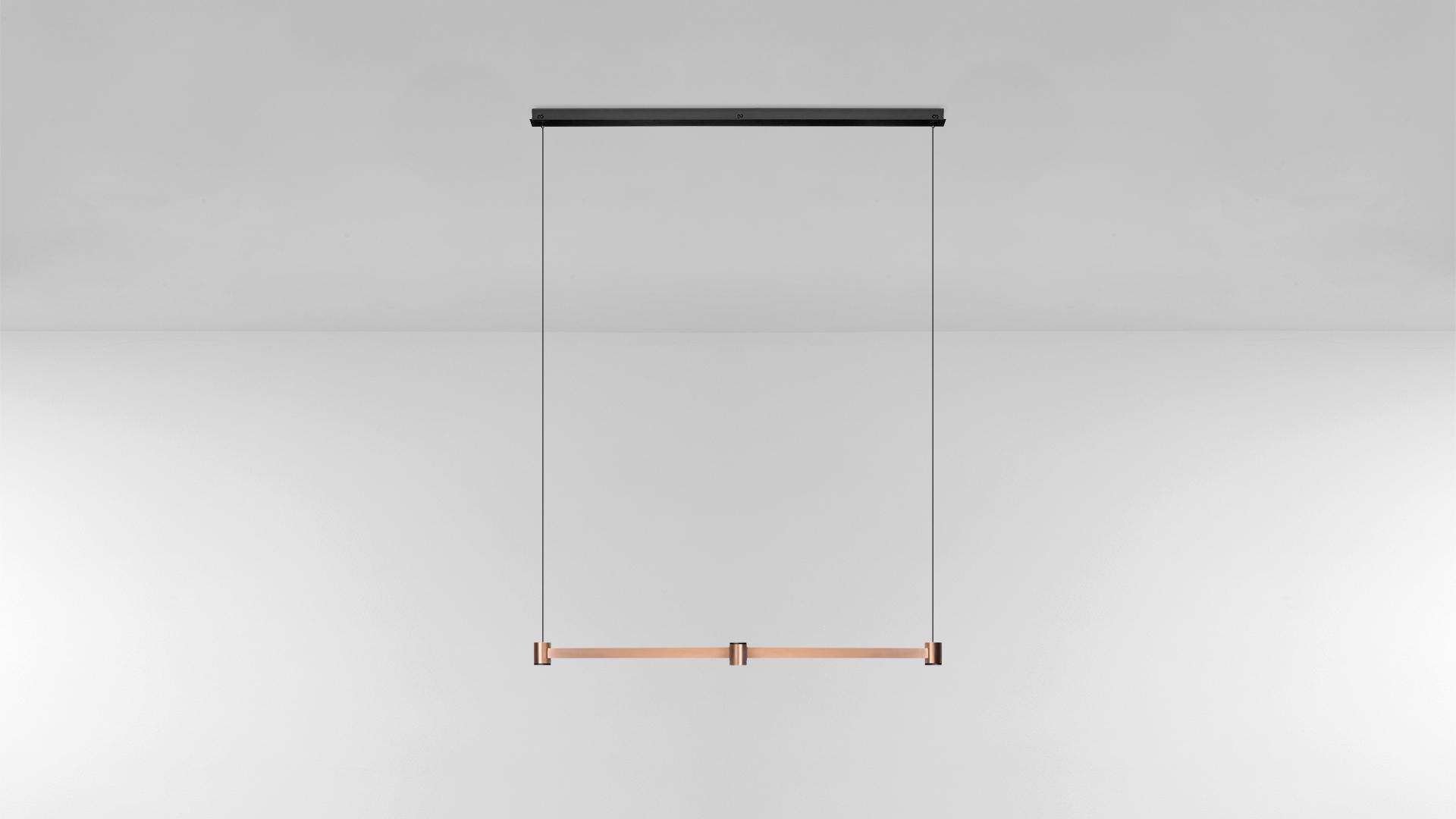ART SURFACE DIRECT &AMP; INDIRECT LED direct-indirect light brass pendant lamp