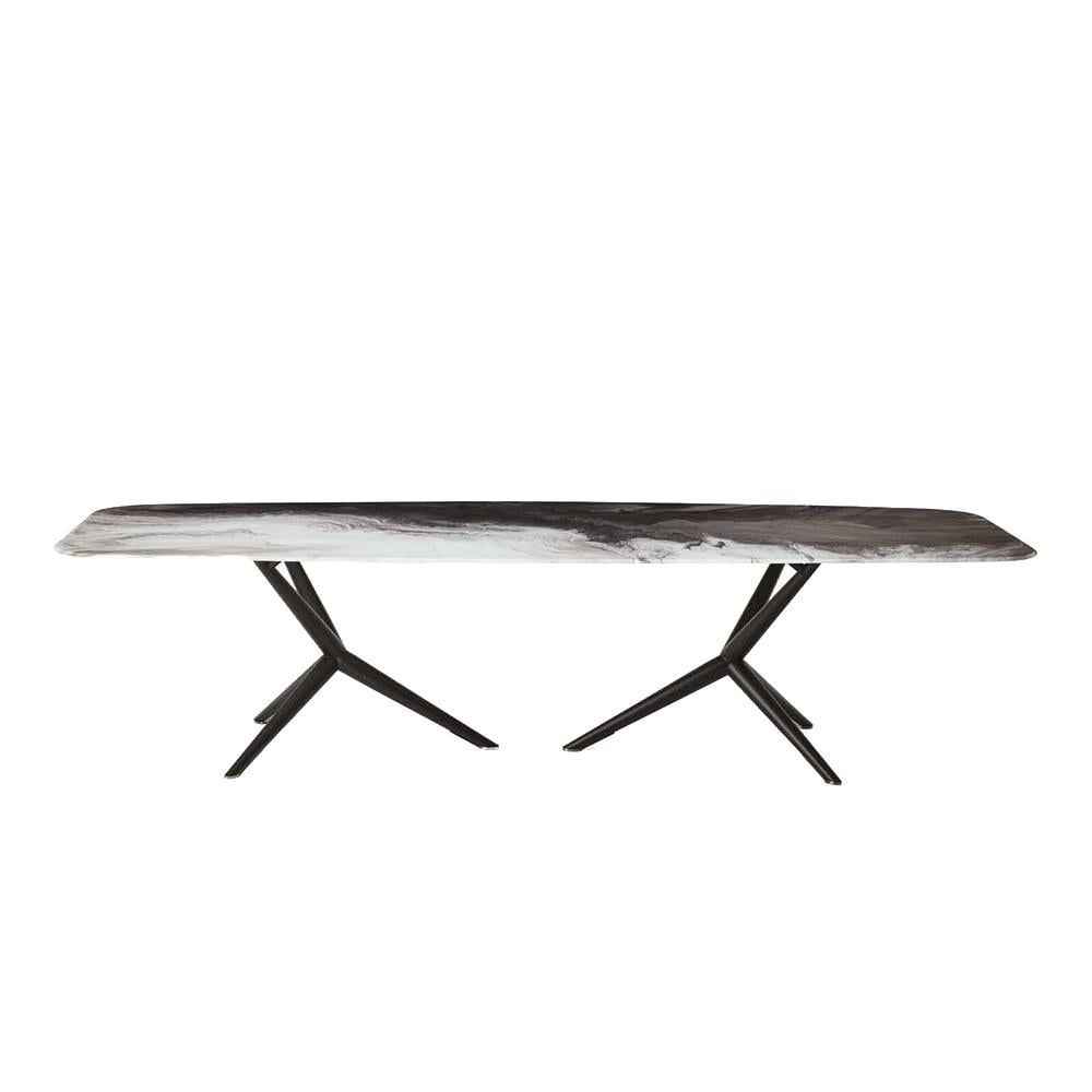 ATLANTIS Oval metal table