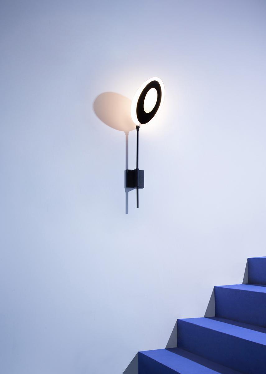 OLYMPIA LED adjustable polycarbonate and aluminium wall lamp