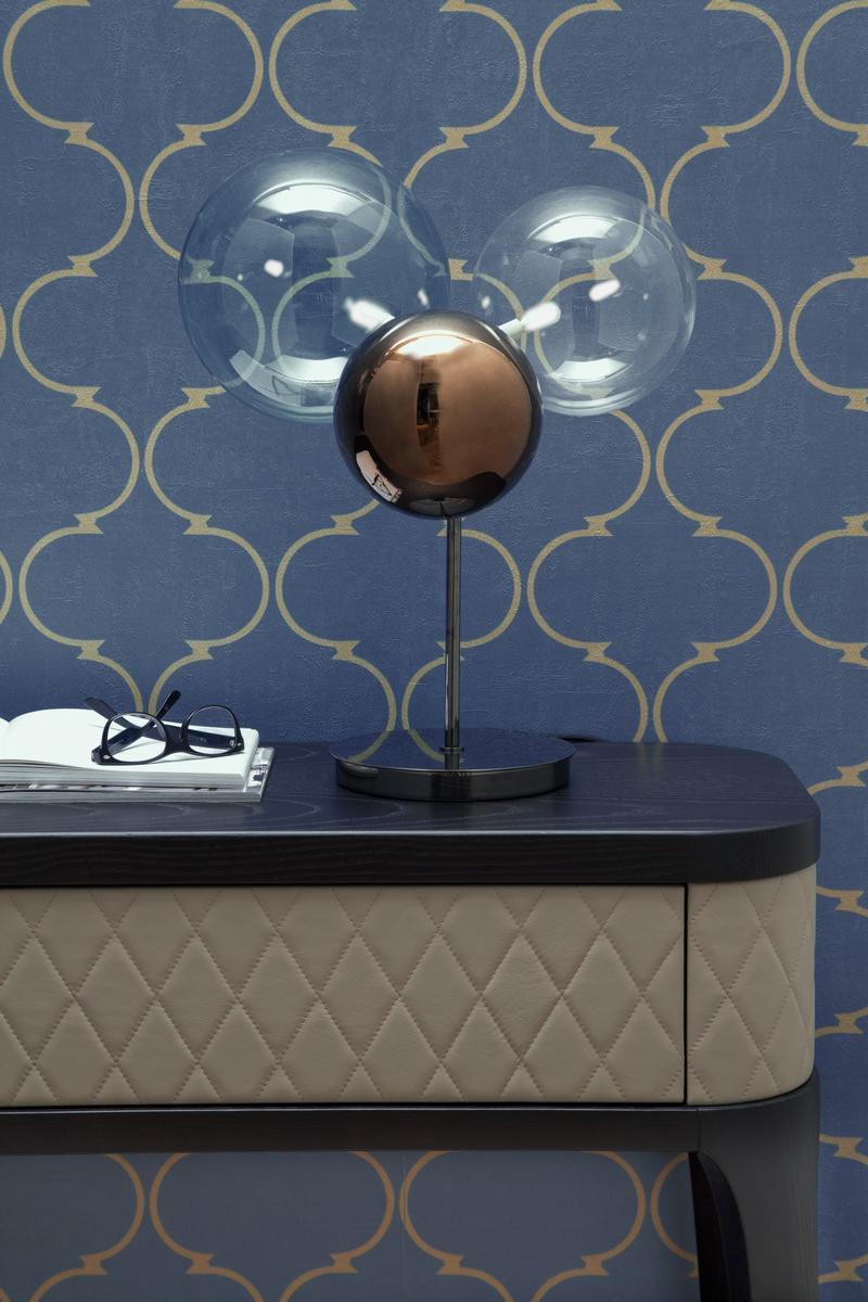 ATOMO LED glass table lamp