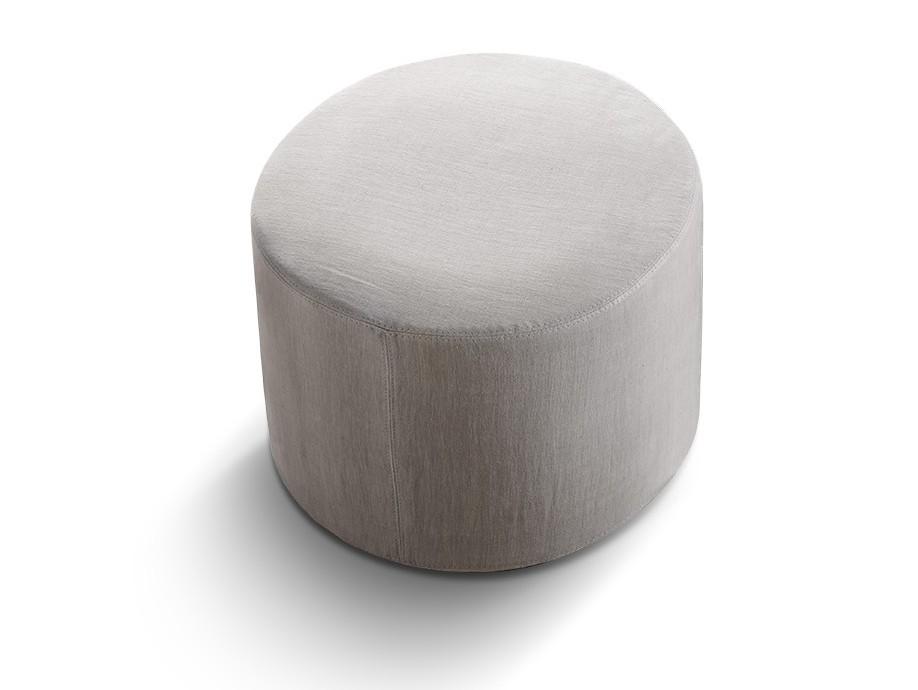 SIMPLE Round pouf with removable lining