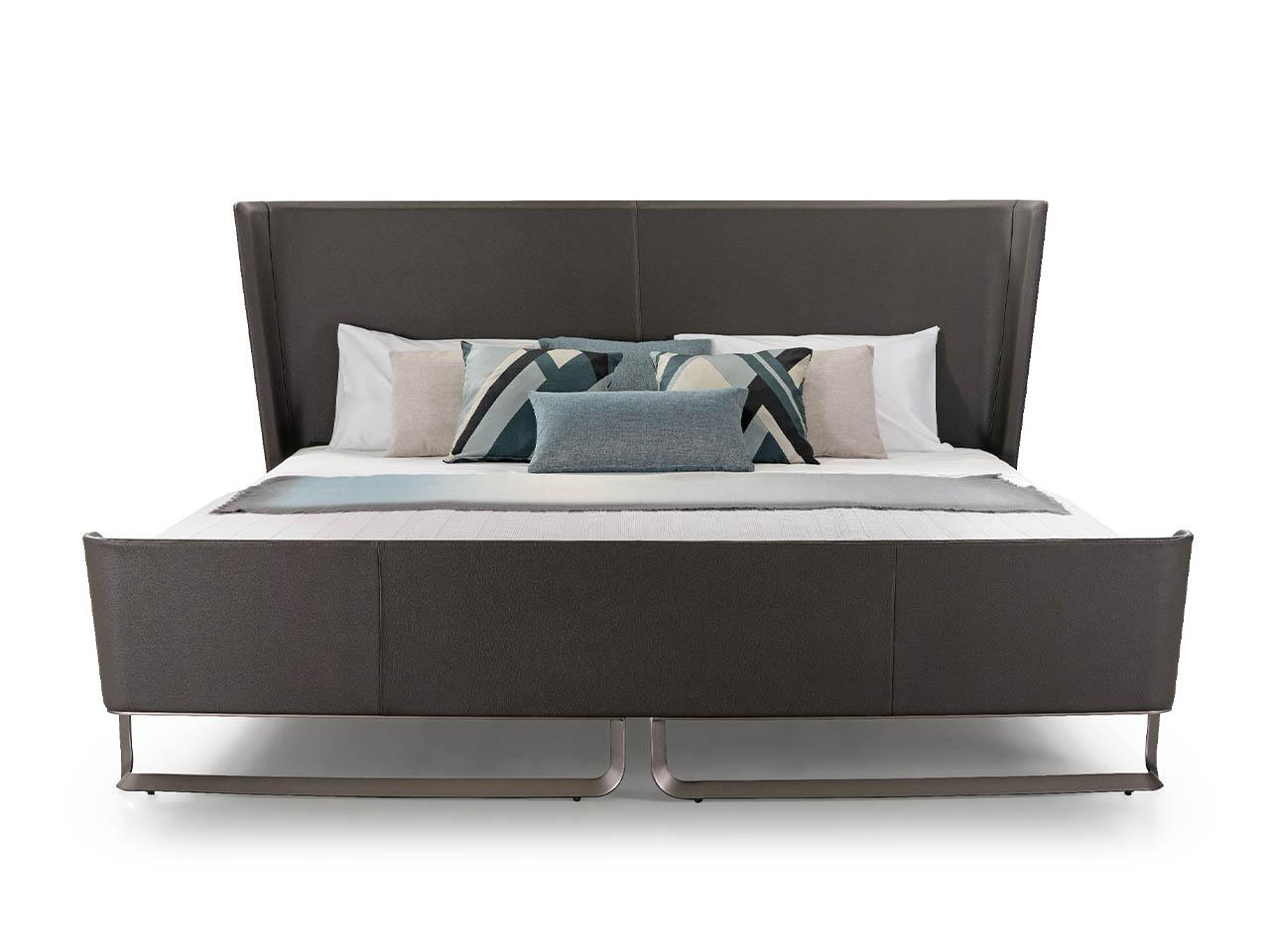 MILANO Leather double bed