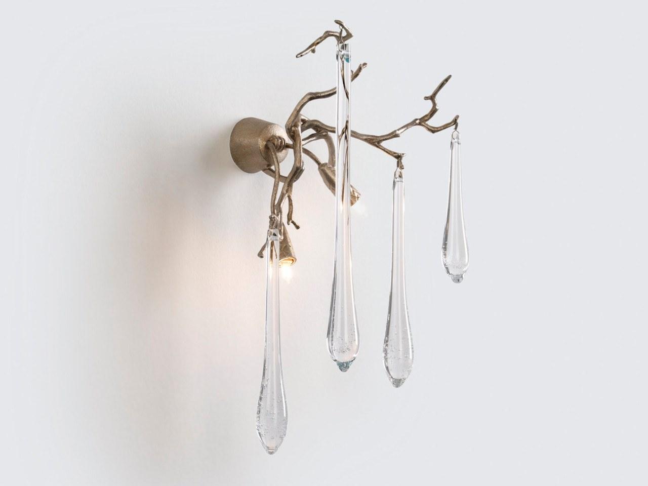 AQUA AP1418/2 Handmade bronze wall lamp