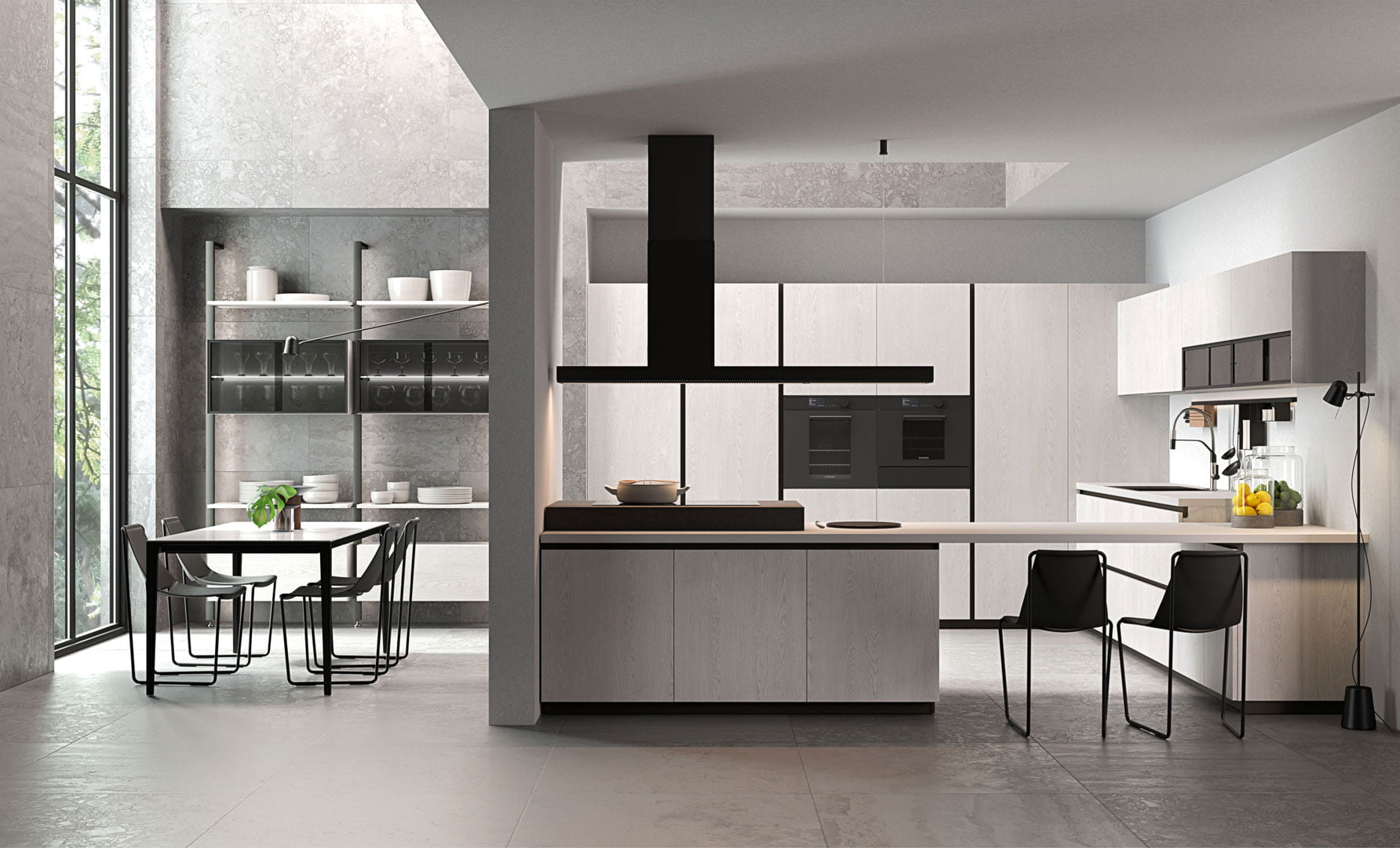 IMMAGINA WOOD Melamine kitchen