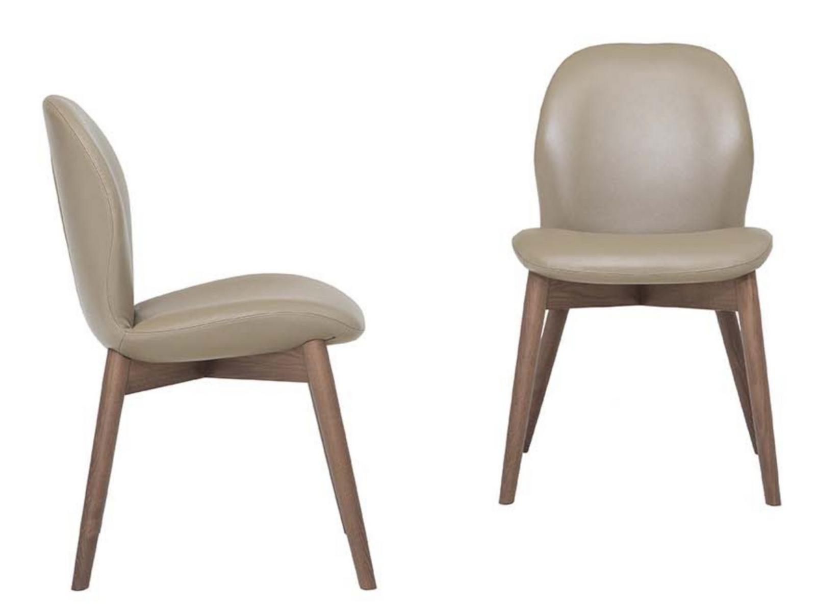 SORRENTO ÈSPRIT Upholstered leather chair