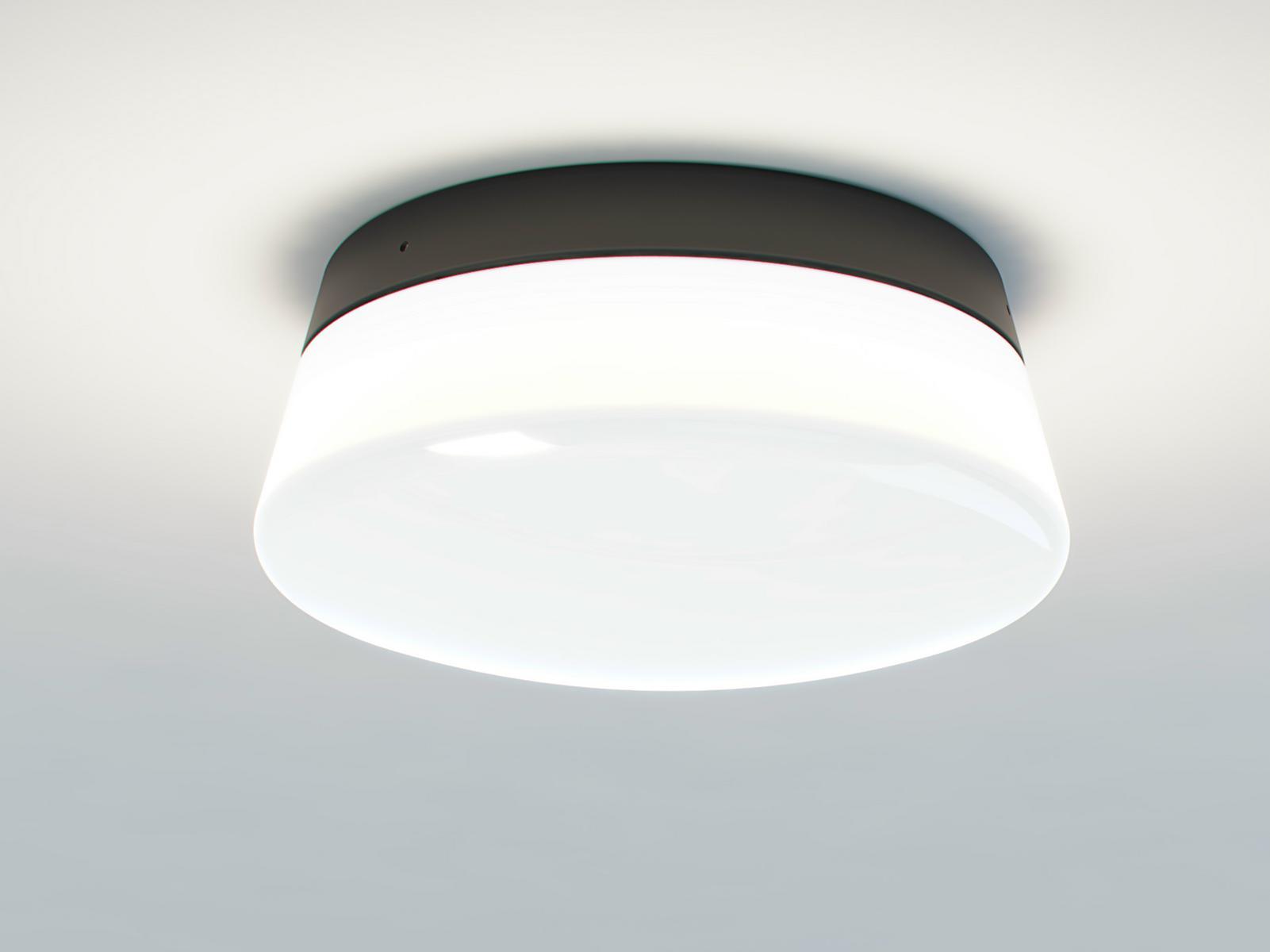 CUP CAKE LUCY LED glass and aluminium ceiling light