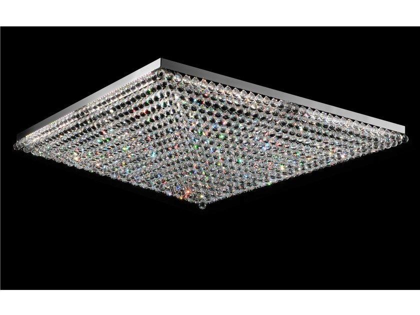 IMPERO & DECO VE 809 LED metal ceiling light with crystals IMPERO & DECO VE 809 LED metal ceiling light with crystals
