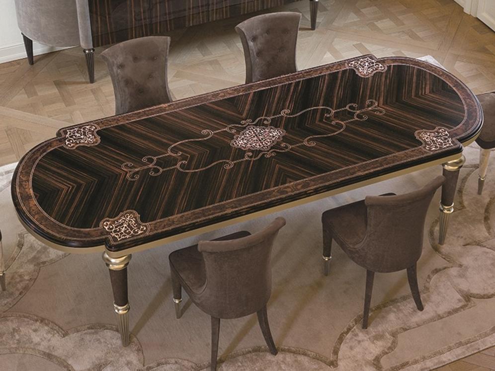 LAYTON Oval metal table
