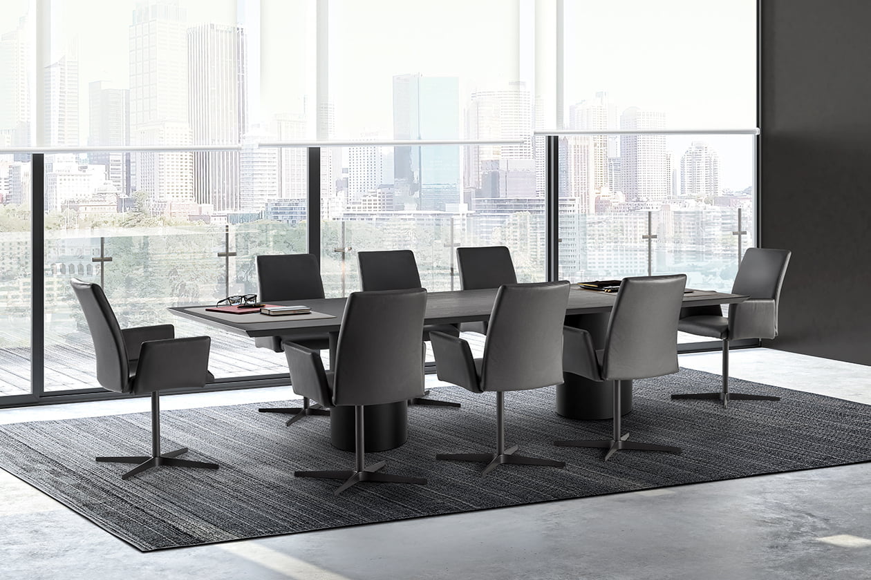 CILINDRO WOOD Square wood table