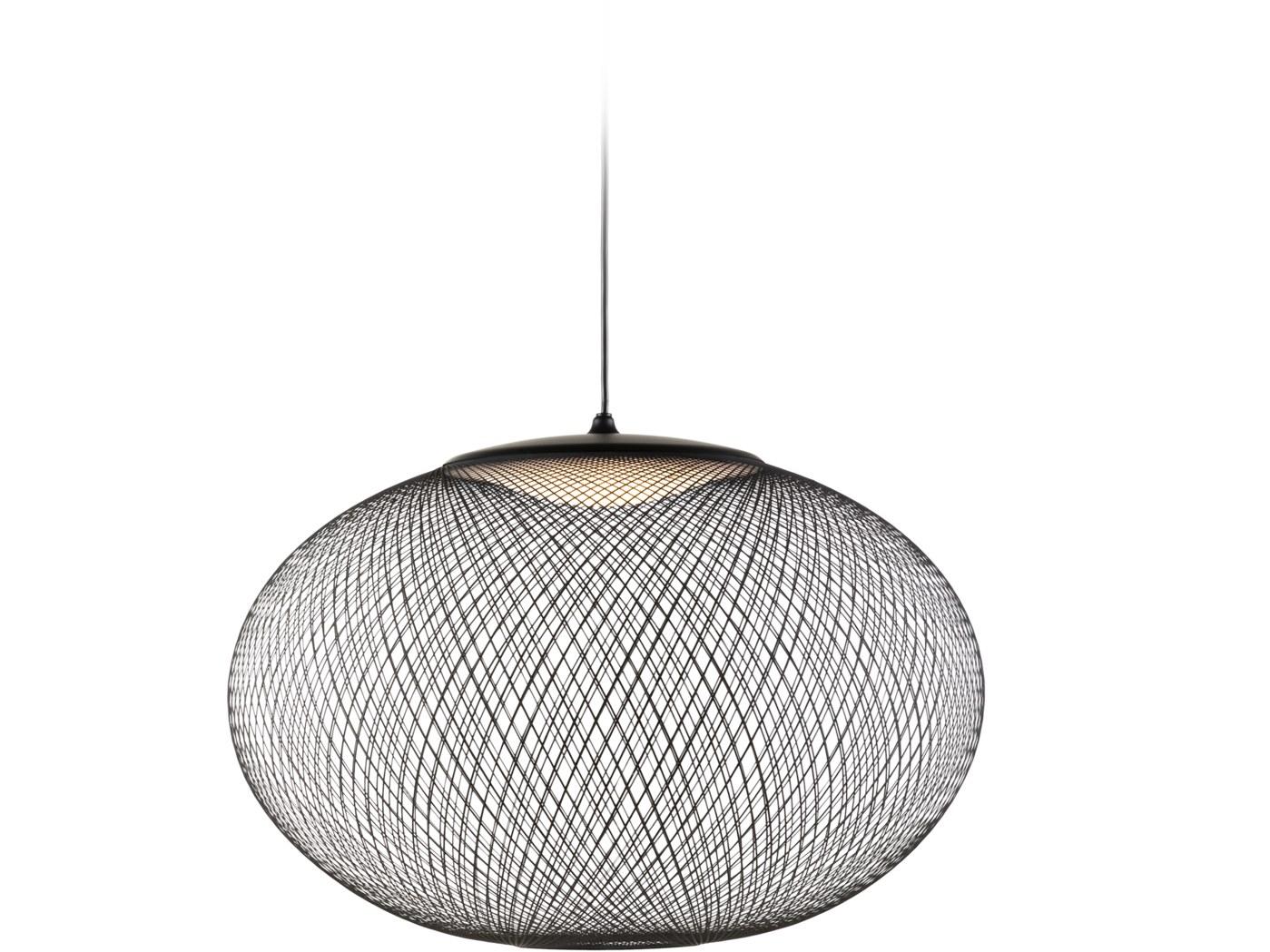 NR2 LED glass-fibre pendant lamp