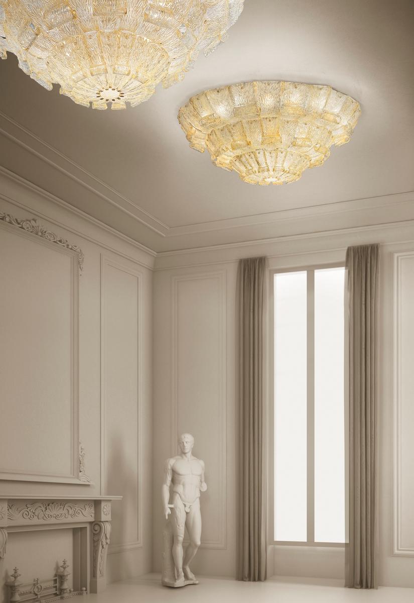 TRIBUNO Glass ceiling light