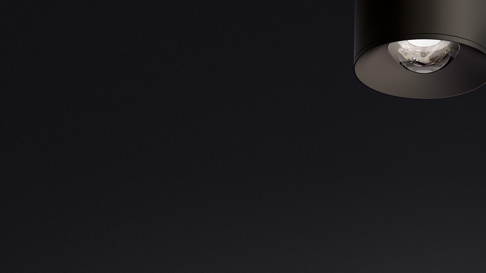 PUCK L LED ceiling aluminium spotlight