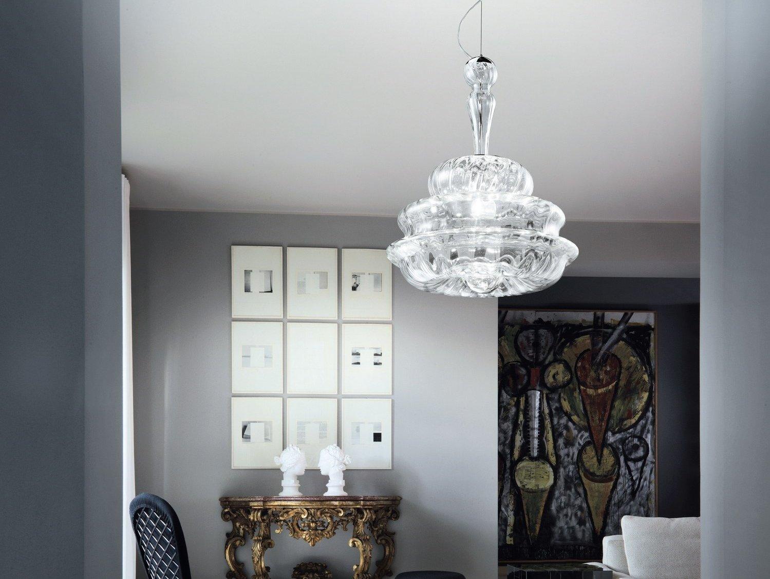 NOVECENTO SP Crystal pendant lamp