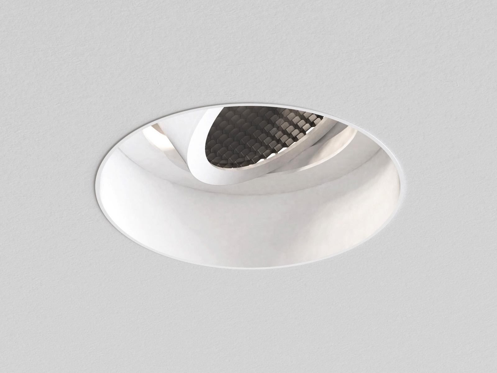 TRIMLESS ROUND ADJUSTABLE Contemporary style LED recessed adjustable metal spotlight