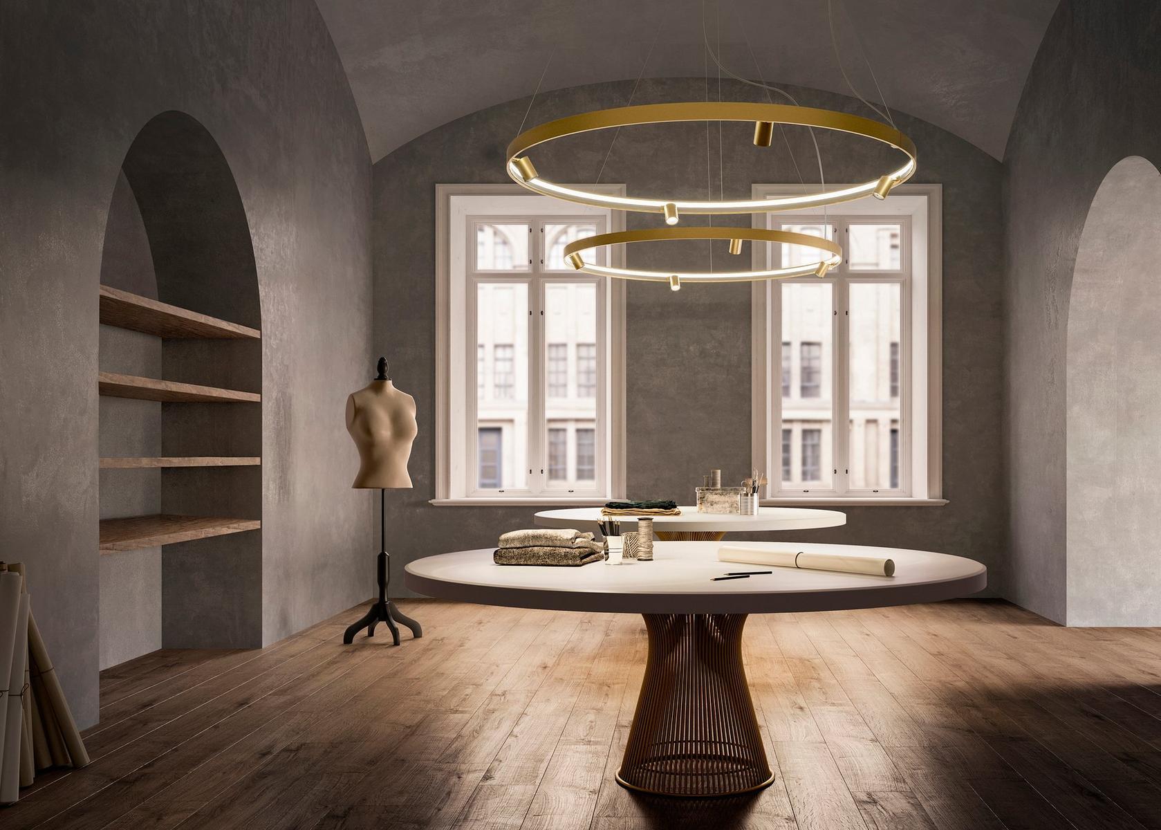 ARENA LED extruded aluminium pendant lamp