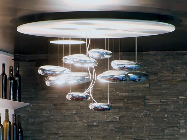 MERCURY Indirect light aluminium ceiling lamp