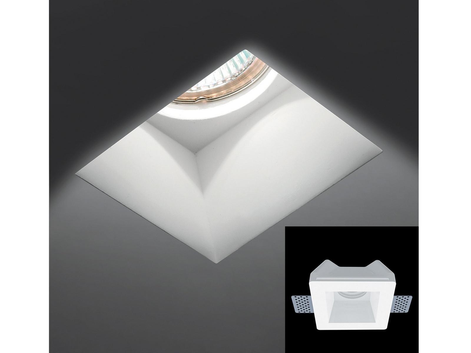 SD 081N I LED recessed plaster spotlight for false ceiling