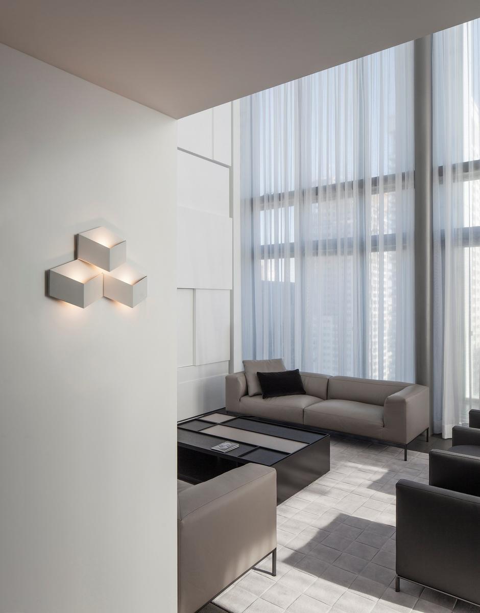 FOLD SURFACE LED aluminium wall light