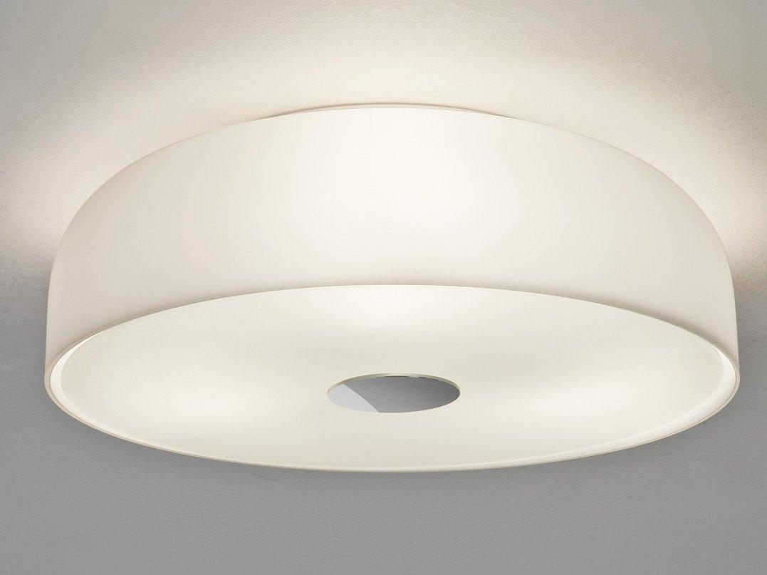 SYROS Opal glass ceiling light for bathroom