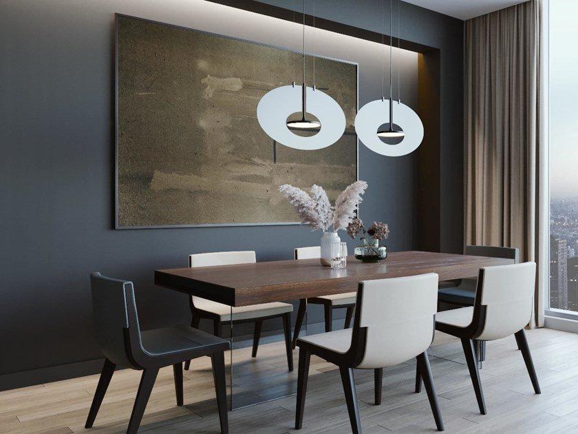 EYE IN THE SKY H2 STANDARD LED direct light Anodized aluminium pendant lamp