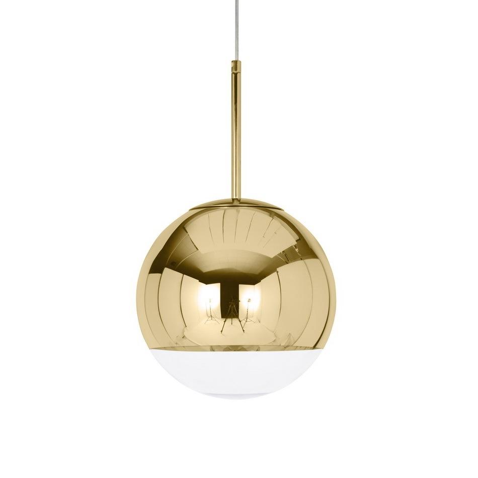 MIRROR BALL Glass pendant lamp in a contemporary style