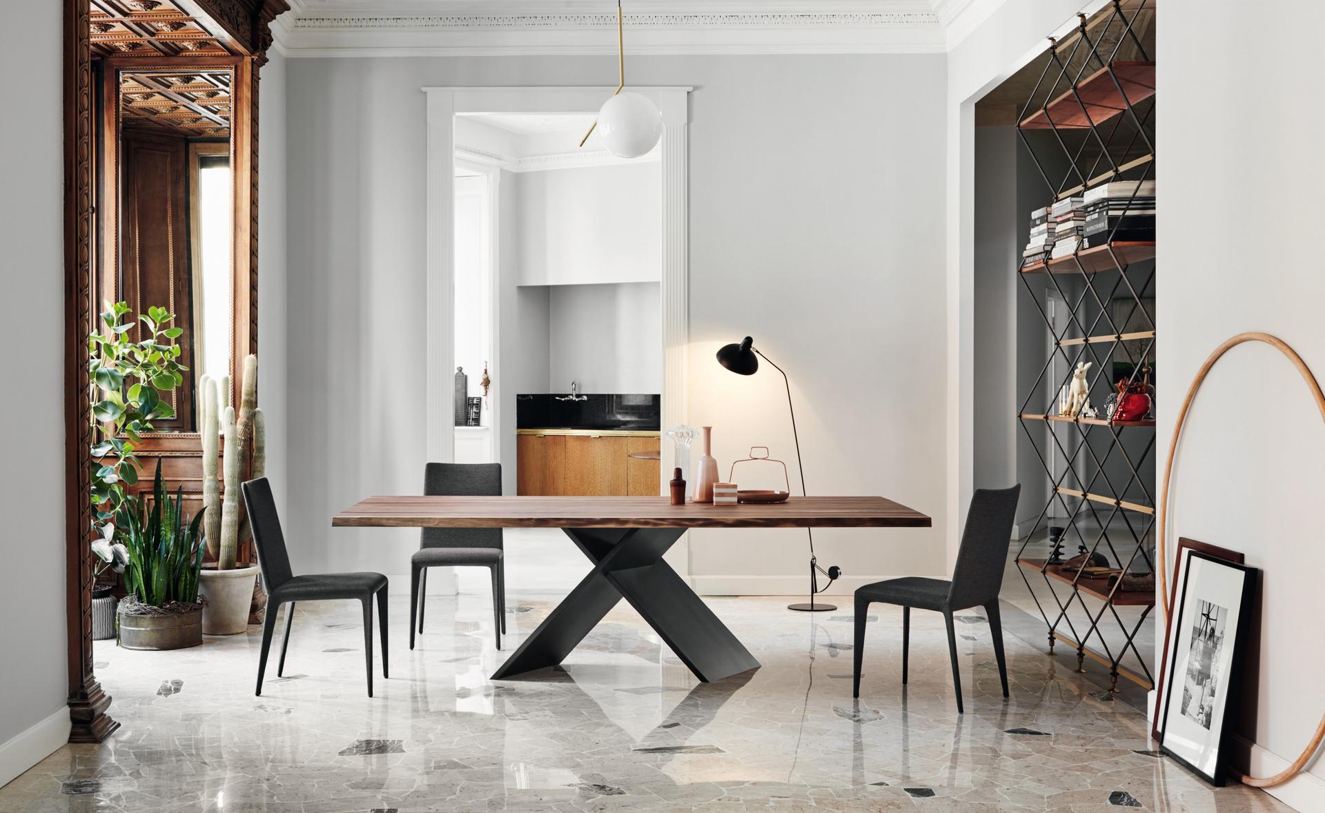 AX Rectangular wooden table