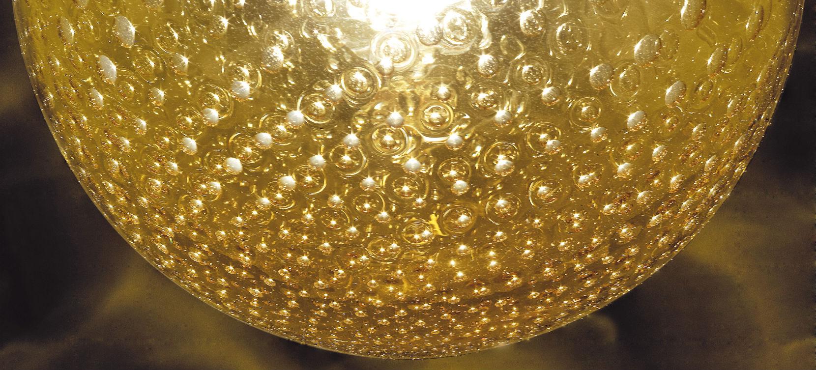 BOLLE SP Glass pendant lamp
