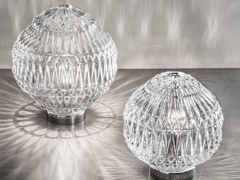 GLASS VE 1050 TL1 G / TL1P Handmade incandescent Murano glass table lamp