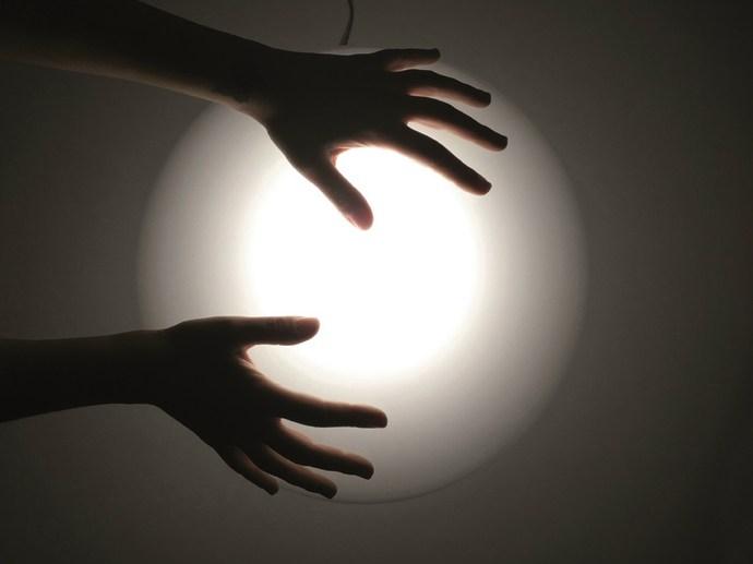 EMPATIA LED blown glass table lamp