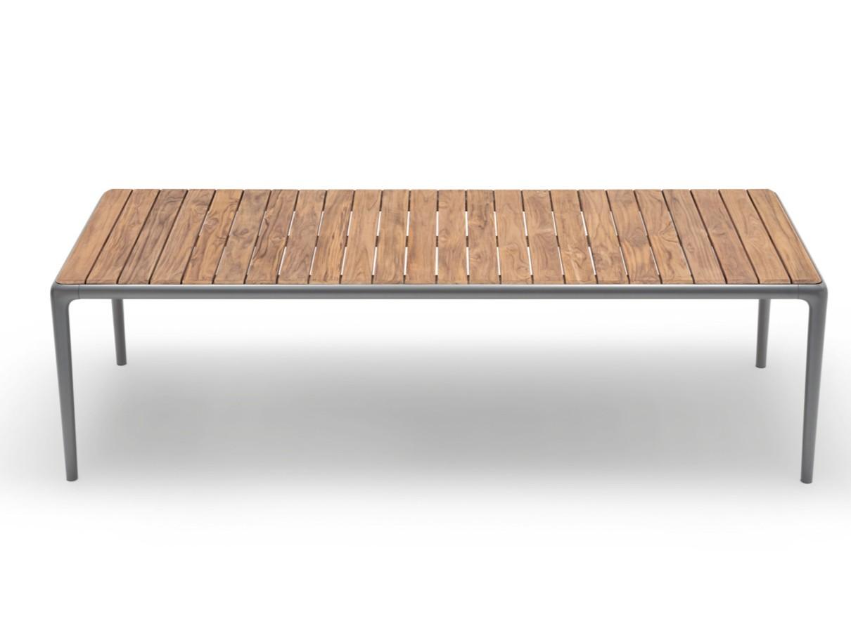250 YOKO Rectangular garden table with teak top