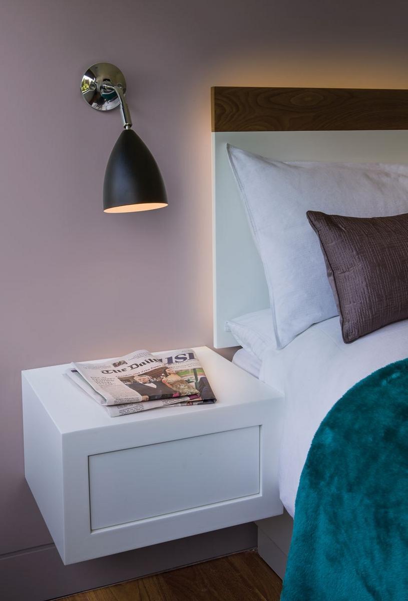 JOEL Steel wall light with dimmer
