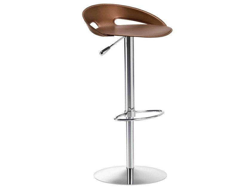 JOHN Height-adjustable high barstool