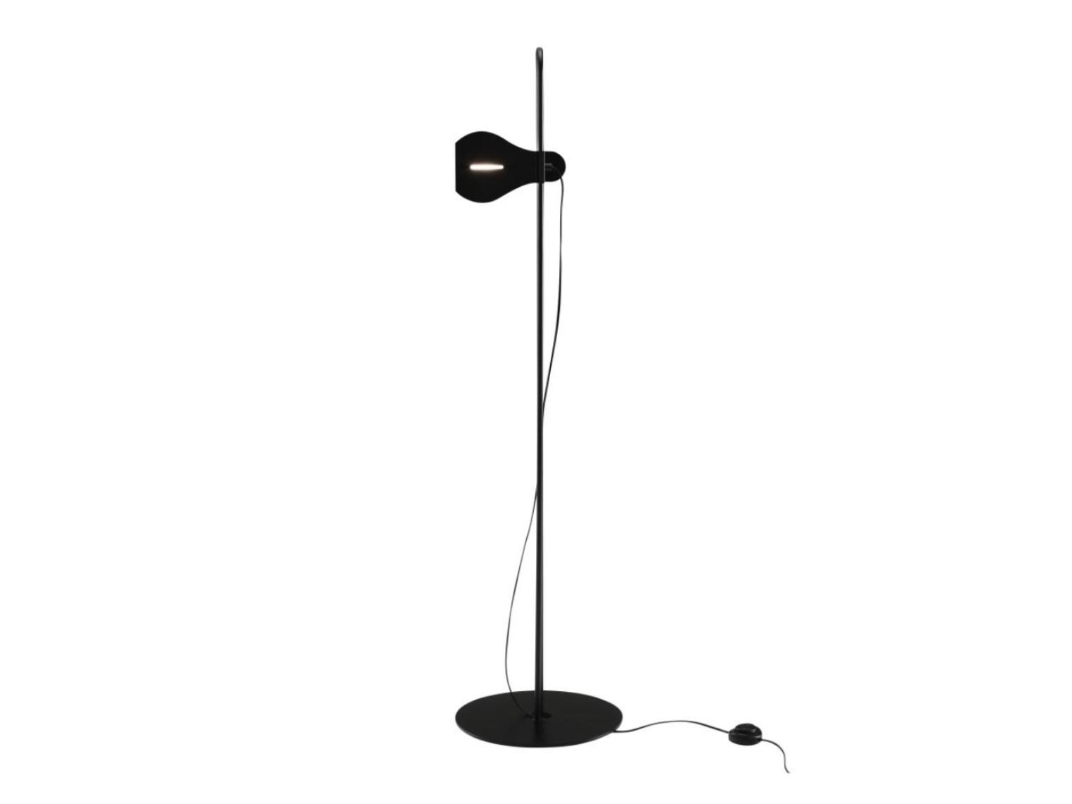 ANNE LED height-adjustable steel floor lamp