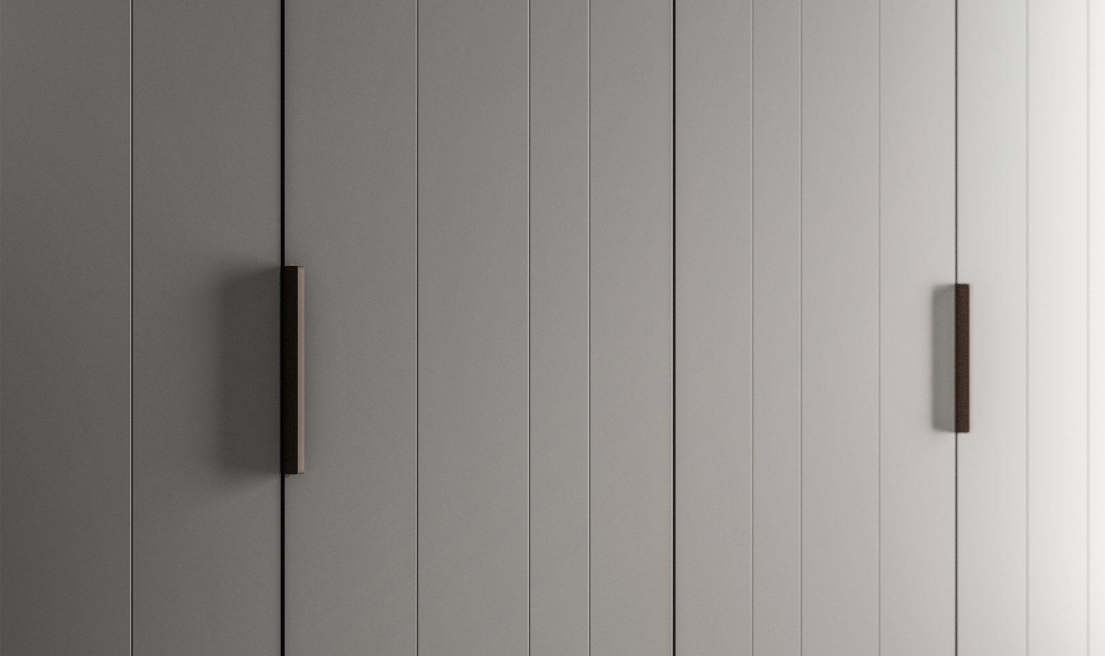 RAIN Modular lacquered wardrobe with coplanar doors