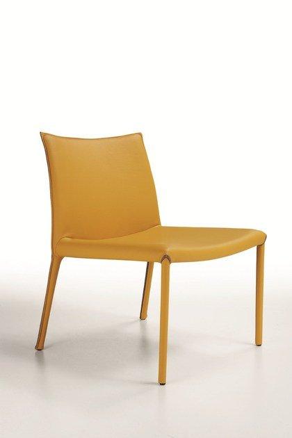 NUVOLA ATR Contemporary style upholstered leather reception chair