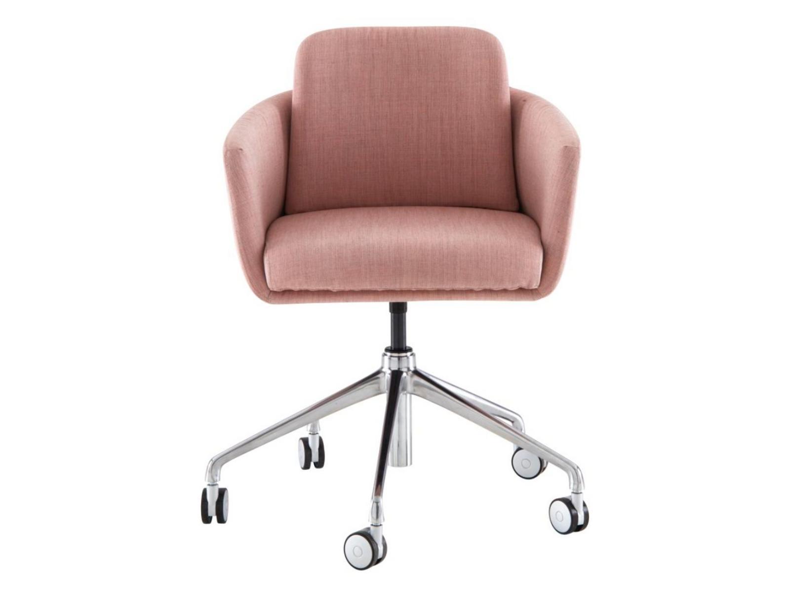 TADAO Height-adjustable fabric office chair with 5-Spoke base with castors